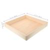BESPORTBLE Portable Sandbox Storage Box for Boy Girl Wooden Outdoor Sand Tray Play Materials for Creative Fun Compact Design for Desktop Use view 2