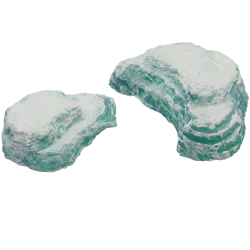 Legion Terrain - Hill Set A - Miniature Tabletop Wargaming Terrain (Painted) (Snow)