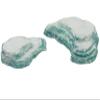 Legion Terrain - Hill Set A - Miniature Tabletop Wargaming Terrain (Painted) (Snow) view 1