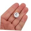 Vaguelly 75pcs Lottery Game Balls Raffle Balls Numbered Lottery Party Activity Props for Machine view 3