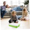 Abaodam Large Portable Tray Lid Box Outdoor Sand Table Toy Storage Small Plastic Box for Boys and Girls Lidded Outdoor Toys Safe Craft Materials Storage view 4