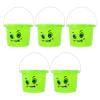 BESPORTBLE 5pcs Boys and Girls Beach Sand Bucket Sand for Boys Girls Comfortable Handles Environmental Material for Beach Sandbox Fun view 1