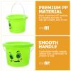 BESPORTBLE 5pcs Boys and Girls Beach Sand Bucket Sand for Boys Girls Comfortable Handles Environmental Material for Beach Sandbox Fun view 4