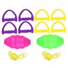 CIYODO 2pcs Shuttle Ball Double Combination Pull Toy for Parent Boy Girl Outdoor Fun Engaging Educational Activity Pink Green Lightweight Design for Boys and Girls view 1