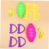 CIYODO 2pcs Shuttle Ball Double Combination Pull Toy for Parent Boy Girl Outdoor Fun Engaging Educational Activity Pink Green Lightweight Design for Boys and Girls view 3