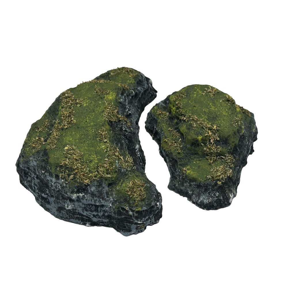 Legion Terrain - Hill Set A - Miniature Tabletop Wargaming Terrain (Painted) (Forest)