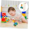 KICHOUSE Boy Girl Walker Toy Cartoon Animal Shaped Wooden Walker Learning Educational Walking Toy view 4