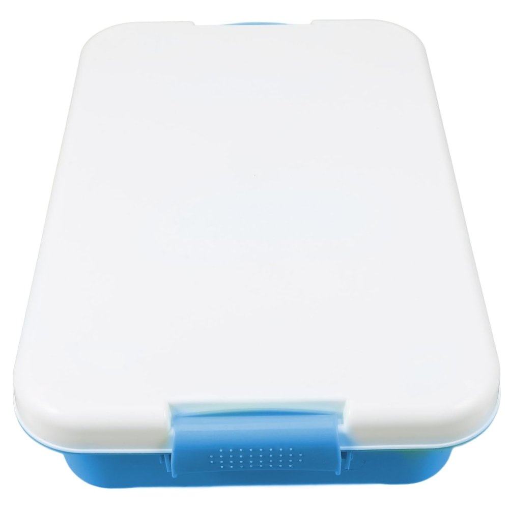 Abaodam Sandbox Lid Small Toy Storage Box Portable Plastic Sand Tray Box Great for Outdoor and Girls Toys Sensory Bin