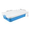 Abaodam Sandbox Lid Small Toy Storage Box Portable Plastic Sand Tray Box Great for Outdoor and Girls Toys Sensory Bin view 2
