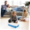 Abaodam Sandbox Lid Small Toy Storage Box Portable Plastic Sand Tray Box Great for Outdoor and Girls Toys Sensory Bin view 4