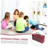 Gogogmee 1Set Antique Small International Chess with Folding Design Retro Style Movie Prop Portable Board Game for Adults view 3
