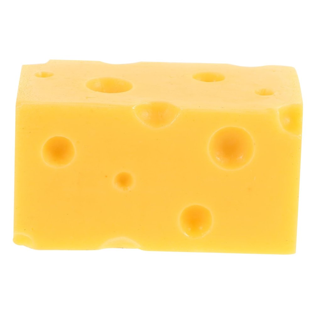 CHICAMPERA Simulated Cheese Model Fake Cheese Prop Food Props for Display Decor for Restaurant Display