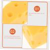 CHICAMPERA Simulated Cheese Model Fake Cheese Prop Food Props for Display Decor for Restaurant Display view 3