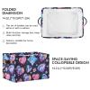 aidingzhi 2 Pack Diamonds storage baskets, collapsable baskets organization and storage boxes with sturdy handle Hamper craft for baby view 4