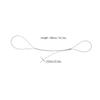 BIUDECO 4pcs Basketball Hoop Net Threading Replacement Cord Durable Steel Wire with Fasteners for Secure Attachment to Basketball Nets and Frames view 2