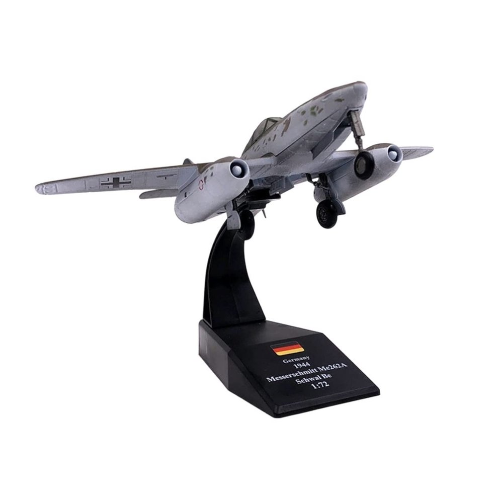 ATXTLWL Environmental Image 1/72 Scale WWII German Messerschmitt Me262 Jet Fighter Model Metal die Casting