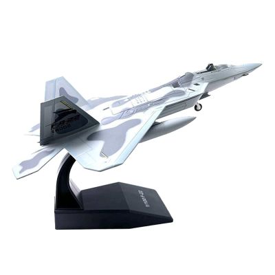 ATXTLWL Environmental Image for: Die Cast Alloy F-22 Raptor Air Force Military Fighter Aircraft Model 1/100 Scale