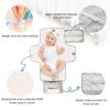 Reusable Baby Changing mat with Tissue Pocket Travel Changing pad for Baby with Built-in Pillow view 3