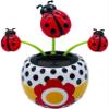 Red Bug Solar Powered Dancing Flower for Car, Car Windowsill Decoration Desktop Solar Dancing Ornament,Solar Dancing Figurines, Automatic Swinging Car Dashboard for Solar Power Kits,Funny Ornaments view 1