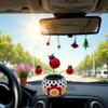 Red Bug Solar Powered Dancing Flower for Car, Car Windowsill Decoration Desktop Solar Dancing Ornament,Solar Dancing Figurines, Automatic Swinging Car Dashboard for Solar Power Kits,Funny Ornaments view 4
