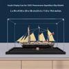 DDXMML Acrylic Dustproof Display Case for Collectibles, Action Toys, Miniature Building Blocks, Display Case for Le-go 10335 Expedition Ship Model (NOT Included The Model) (Transparent 3mm) view 2