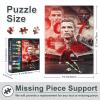 1000 Piece Cristiano Ronaldo Jigsaw Puzzle Soccer Legend Wall Art, CR7 Iconic Glory Portugal National Team Collector's Edition Puzzle 27.5x19.7 Inch view 3