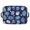 aidingzhi 2 Pack Cartoon Cute Blue and White Easter Eggs storage baskets, collapsable baskets for organizing with sturdy handle Hamper medium for cloth view 3