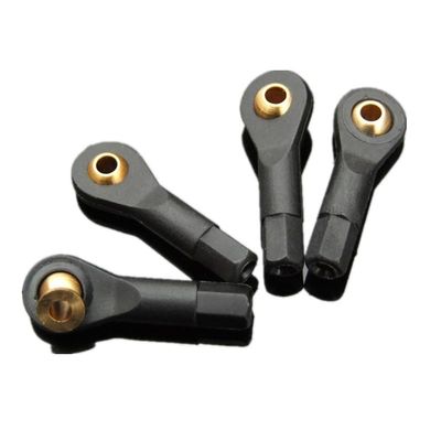 4-Pack Black Nylon Ball Joints, M2/M2.5/M3, for RC Boat Model(M2.5)