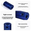 Blue Rigid Aluminum Coupler for 3D Printers, Boat, Car and RC Models, Set Screw Connector, Pack of 3(6 * 8) view 4