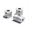5- Piece Aluminum Elastic Coupler for Encoder and Winding Stepper Motor, 19mm Outer Diameter, 25mm Length, 3-10mm Bore(5 * 8) view 4