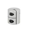 Aluminum Rigid Coupler D20*L30 for Stepper & Servo Motors: 5/6/8/10mm Bore(5-6) view 2