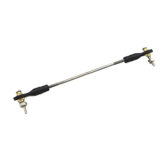 M2 Plastic Ball Joint Metal Link Rod Assembly with Double-Sided Convex Ball Joint(123-133mm)