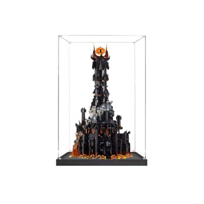 Acrylic Dustproof Display Case for Collectibles, Action Toys, Miniature Building Blocks, Display Case for Le-go 10333 Model (NOT Included The Model) (Transparent 3mm)