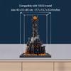 Acrylic Dustproof Display Case for Collectibles, Action Toys, Miniature Building Blocks, Display Case for Le-go 10333 Model (NOT Included The Model) (Transparent 3mm) view 2