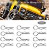 RC Body Clips, 50pcs R Shape Pins RC Car Body Protective Clips Replacement Parts Accessory Fit for 1/10 HSP RC Car RC Car Truck Crawler view 3