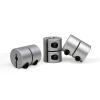 3-Piece Engraving Machine Rigid Coupler for Servo Motors, 4/5/6/7/8mm Bores, Aluminum Material(4X6) view 1