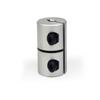 3-Piece Engraving Machine Rigid Coupler for Servo Motors, 4/5/6/7/8mm Bores, Aluminum Material(4X6) view 3