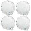 CIYODO 4pcs Crystal Prisms for Window Suncatcher Transparent DIY Hanging Pendant Decor for Home and Garden Crystal Ball Ornament for Light Refraction and Rainbow Effect view 1