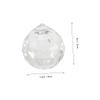 CIYODO 4pcs Crystal Prisms for Window Suncatcher Transparent DIY Hanging Pendant Decor for Home and Garden Crystal Ball Ornament for Light Refraction and Rainbow Effect view 2
