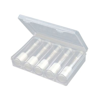 jojofuny 6pcs Coin Storage Tube Holder Coin Roll Box Plastic Quarter Counter Tube