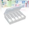 jojofuny 6pcs Coin Storage Tube Holder Coin Roll Box Plastic Quarter Counter Tube view 2