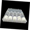 jojofuny 6pcs Coin Storage Tube Holder Coin Roll Box Plastic Quarter Counter Tube view 4