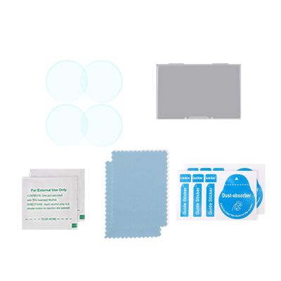 ABZEKH Drone Accessories for VR Lens Protect Cover Dust Proof Pad for DJI Avata 2 Silicone Protective Sleeve Drone for VR Accessories(2Sets Lens Film)