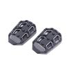 SSUJLKXTL Foldable Motorbike Treadle Fit for Suzuki DL250 GW250 GSX250 GSX250R Motorcycle Footrest Enlarged Peda Floor Boards Pedals Motorbike Pedal(Black,A) view 1