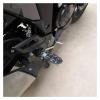 SSUJLKXTL Foldable Motorbike Treadle Fit for Suzuki DL250 GW250 GSX250 GSX250R Motorcycle Footrest Enlarged Peda Floor Boards Pedals Motorbike Pedal(Black,A) view 3