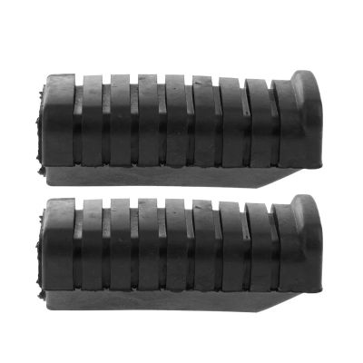SSUJLKXTL Foldable Motorbike Treadle 2 Pcs Motorbike Peg Rubber Nonslip Footrest Pedal Peg Cover Set Motorcycle Accessories Motorbike Pedal(Black2)