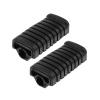 SSUJLKXTL Foldable Motorbike Treadle 2 Pcs Motorbike Peg Rubber Nonslip Footrest Pedal Peg Cover Set Motorcycle Accessories Motorbike Pedal(Black2) view 2