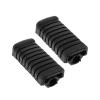 SSUJLKXTL Foldable Motorbike Treadle 2 Pcs Motorbike Peg Rubber Nonslip Footrest Pedal Peg Cover Set Motorcycle Accessories Motorbike Pedal(Black2) view 3