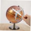 CIYODO Elegant European Style Globe Ornament for Home Office Decor Material Stable Base for Living Room Educational Use view 3