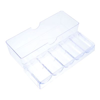 CIYODO 1pc Chip Storage Box Organizers for Mahjong Chips Lightweight Design Easy to Carry